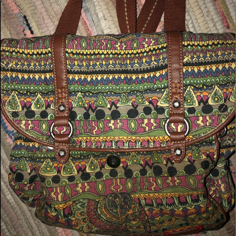 Gorgeous Sakroots peace backpack bag artist circle bohemian new wo tags